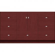 Strasser Woodenwork 25.224 - 60 X 21 X 34.5 Montlake Vanity Slab Dk Cherry Sb