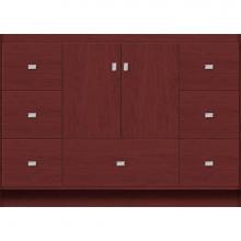 Strasser Woodenwork 25.135 - 48 X 18 X 34.5 Montlake Vanity Slab Dk Cherry Sb