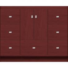 Strasser Woodenwork 25.152 - 42 X 21 X 34.5 Montlake Vanity Slab Dk Cherry Sb