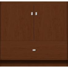 Strasser Woodenwork 26.764 - 36 X 21 X 34.5 Montlake Vanity Slab Pecan Cherry Std