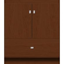 Strasser Woodenwork 26.750 - 30 X 18 X 34.5 Montlake Vanity Slab Pecan Cherry Std