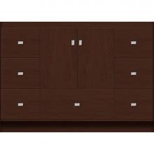 Strasser Woodenwork 25.107 - 48 X 18 X 34.5 Montlake Vanity Slab Choc Cherry Sb