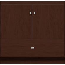 Strasser Woodenwork 25.263 - 36 X 21 X 34.5 Montlake Vanity Slab Choc Cherry Std