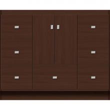 Strasser Woodenwork 26.985 - 42 X 18 X 34.5 Montlake Vanity Slab Choc Oak Sb