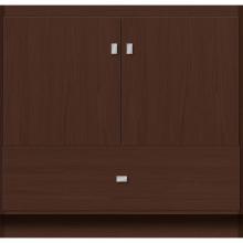 Strasser Woodenwork 27.009 - 36 X 18 X 34.5 Montlake Vanity Slab Choc Oak Std