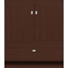 Strasser Woodenwork 26.994 - 30 X 18 X 34.5 Montlake Vanity Slab Choc Oak Std