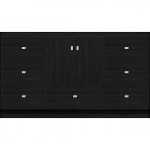 Strasser Woodenwork 27.251 - 60 X 18 X 34.5 Montlake Vanity Slab Midnight Oak Sb