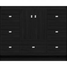 Strasser Woodenwork 27.228 - 42 X 21 X 34.5 Montlake Vanity Slab Midnight Oak Sb