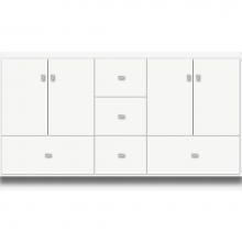 Strasser Woodenwork 25.144 - 60 X 18 X 34.5 Montlake Vanity Slab Sat White Db