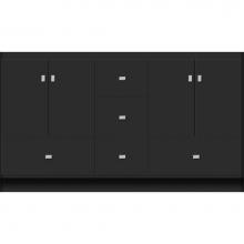 Strasser Woodenwork 25.950 - 60 X 21 X 34.5 Montlake Vanity Slab Sat Black Db