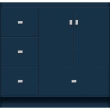 Strasser Woodenwork 57-899 - 36 X 21 X 34.5 Montlake Vanity Slab Lapis Night Lh