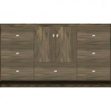 Strasser Woodenwork 31-715 - 60 X 18 X 34.5 Montlake Vanity Slab Dusky Oak Sb