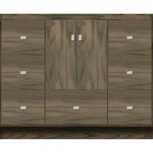 Strasser Woodenwork 31-646 - 42 X 18 X 34.5 Montlake Vanity Slab Dusky Oak Sb