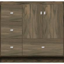 Strasser Woodenwork 31-554 - 36 X 18 X 34.5 Montlake Vanity Slab Dusky Oak Lh