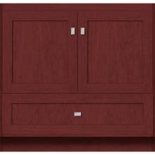 Strasser Woodenwork 23.274 - 36 X 21 X 34.5 Montlake Vanity Shaker Dk Cherry Std