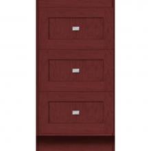 Strasser Woodenwork 23.337 - 18 X 21 X 34.5 Montlake Drawer Bank Shaker Dk Cherry