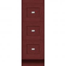 Strasser Woodenwork 23.502 - 12 X 21 X 34.5 Montlake Drawer Bank Shaker Dk Cherry