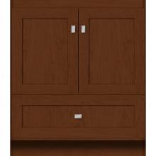 Strasser Woodenwork 26.686 - 30 X 21 X 34.5 Montlake Vanity Shaker Pecan Cherry Std