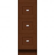 Strasser Woodenwork 26.697 - 12 X 18 X 34.5 Montlake Drawer Bank Shaker Pecan Cherry