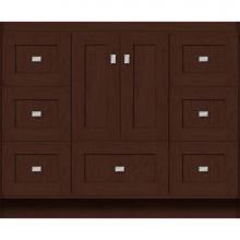 Strasser Woodenwork 23.108 - 42 X 21 X 34.5 Montlake Vanity Shaker Choc Cherry Sb