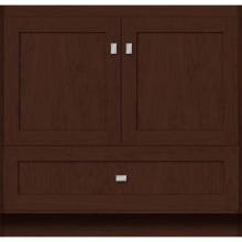 Strasser Woodenwork 23.260 - 36 X 18 X 34.5 Montlake Vanity Shaker Choc Cherry Std