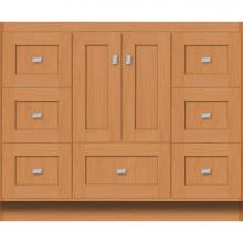 Strasser Woodenwork 23.556 - 42 X 21 X 34.5 Montlake Vanity Shaker Nat Oak Sb