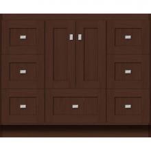 Strasser Woodenwork 26.920 - 42 X 21 X 34.5 Montlake Vanity Shaker Choc Oak Sb