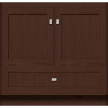 Strasser Woodenwork 26.945 - 36 X 18 X 34.5 Montlake Vanity Shaker Choc Oak Std