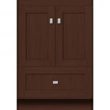 Strasser Woodenwork 26.933 - 24 X 18 X 34.5 Montlake Vanity Shaker Choc Oak Std