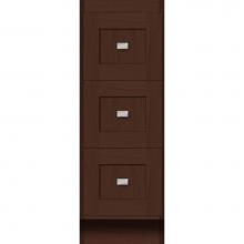 Strasser Woodenwork 26.941 - 12 X 18 X 34.5 Montlake Drawer Bank Shaker Choc Oak