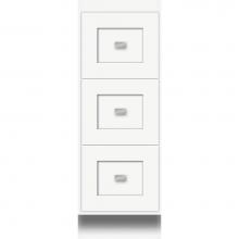 Strasser Woodenwork 23.174 - 12 X 18 X 34.5 Montlake Drawer Bank Shaker Sat White