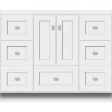 Strasser Woodenwork 27.652 - 42 X 21 X 34.5 Montlake Vanity Shaker Powder Grey Sb