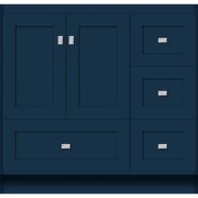 Strasser Woodenwork 57-792 - 36 X 21 X 34.5 Montlake Vanity Shaker Lapis Night Rh