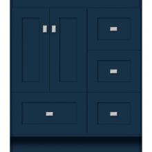 Strasser Woodenwork 57-796 - 30 X 21 X 34.5 Montlake Vanity Shaker Lapis Night Rh