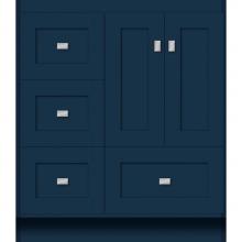 Strasser Woodenwork 57-797 - 30 X 21 X 34.5 Montlake Vanity Shaker Lapis Night Lh