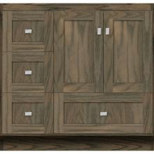Strasser Woodenwork 31-596 - 36 X 21 X 34.5 Montlake Vanity Shaker Dusky Oak Lh