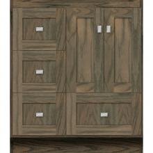Strasser Woodenwork 31-458 - 30 X 21 X 34.5 Montlake Vanity Shaker Dusky Oak Lh