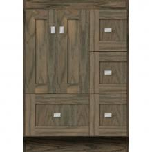 Strasser Woodenwork 31-379 - 24 X 21 X 34.5 Montlake Vanity Shaker Dusky Oak Rh