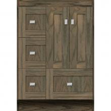 Strasser Woodenwork 31-337 - 24 X 18 X 34.5 Montlake Vanity Shaker Dusky Oak Lh