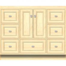 Strasser Woodenwork 26.311 - 42 X 21 X 34.5 Montlake Vanity Deco Miter Nat Maple Sb