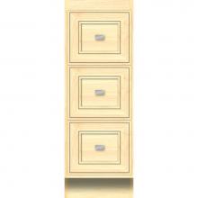 Strasser Woodenwork 26.489 - 12 X 18 X 34.5 Montlake Drawer Bank Deco Miter Nat Maple