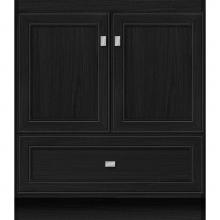 Strasser Woodenwork 27.320 - 30 X 18 X 34.5 Montlake Vanity Deco Miter Midnight Oak Std