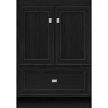 Strasser Woodenwork 27.321 - 24 X 21 X 34.5 Montlake Vanity Deco Miter Midnight Oak Std