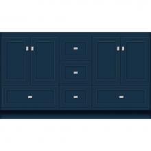 Strasser Woodenwork 57-950 - 60 X 21 X 34.5 Montlake Vanity Deco Miter Lapis Night Db