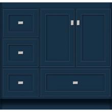 Strasser Woodenwork 57-959 - 36 X 18 X 34.5 Montlake Vanity Deco Miter Lapis Night Lh