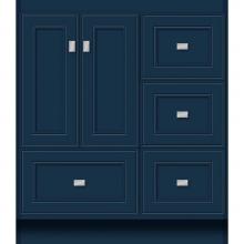 Strasser Woodenwork 57-962 - 30 X 18 X 34.5 Montlake Vanity Deco Miter Lapis Night Rh