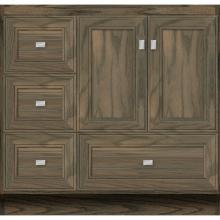 Strasser Woodenwork 31-545 - 36 X 18 X 34.5 Montlake Vanity Deco Miter Dusky Oak Lh