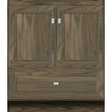 Strasser Woodenwork 31-409 - 30 X 18 X 34.5 Montlake Vanity Deco Miter Dusky Oak Std