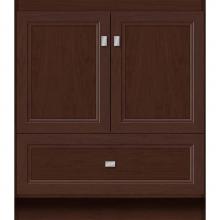 Strasser Woodenwork 25.778 - 30 X 18 X 34.5 Montlake Vanity Ogee Miter Choc Cherry Std