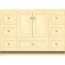 Strasser Woodenwork 25.764 - 48 X 21 X 34.5 Montlake Vanity Ogee Miter Nat Maple Sb